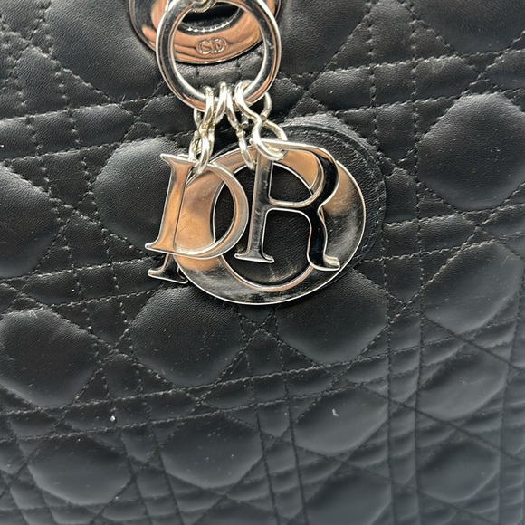 Christian Dior Large Lady Dior Bag Cannage Quilt Lambskin - Picture 2 of 14